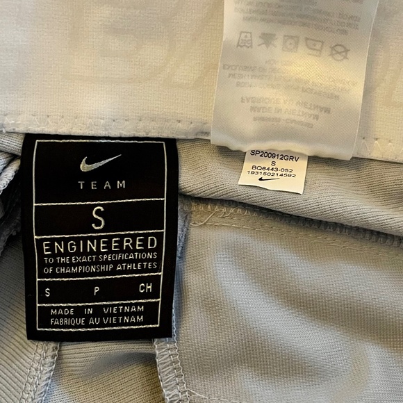 NWOT Nike Boys Vapor Gray Piped Baseball Pants Small - Picture 3 of 3